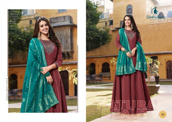 Ladies Flavour Rangrez Fancy Readymade Gown Collection